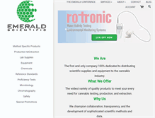 Tablet Screenshot of emeraldscientific.com